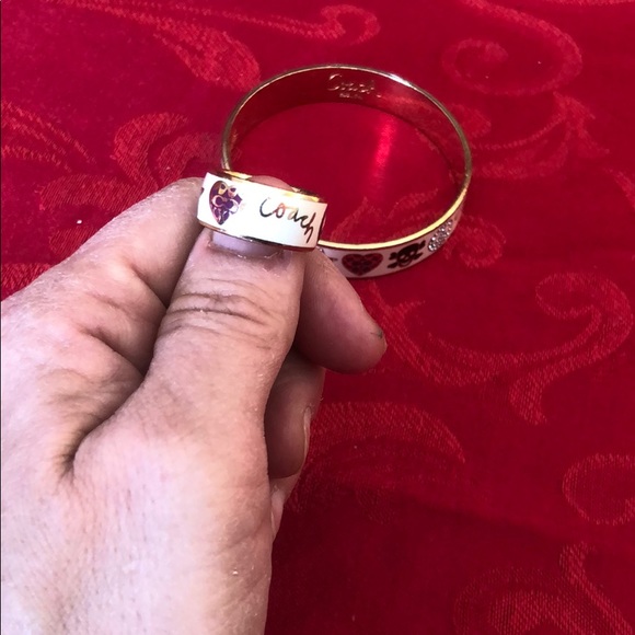 Coach bracelet & ring set used - Picture 2 of 8
